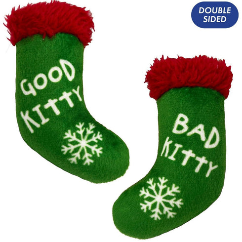 Huxley & Kent Good/Bad Kitty Stocking Cat Toy - Poudre Pet & Feed Supply